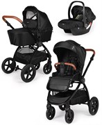 Детская коляска 3 в 1 Tomix Walker LUX BLACK+SHINNY BLACK 848029612