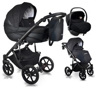 Детская коляска Bexa Ideal 3 в 1 с автокреслом Avionaut Cosmo ID 11G черный+черная кожа 53225859