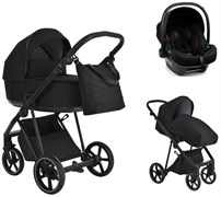 Детская коляска Roan Sol 3 в 1 с автокреслом Tutis Elo Lux Black RSL/1016 True Black 1295829196