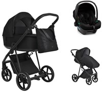 Детская коляска Roan Sol 3 в 1 с автокреслом Tutis Elo Lux Black RSL/1017 Raven 714416459