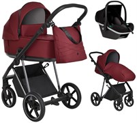 Детская коляска Roan Sol Luxury 3 в 1 с автокреслом Tutis Elo Black RSL/4041 Porto/Nikiel 1101049616