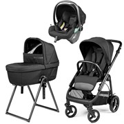 Коляска Peg Perego Veloce New Belvedere Lounge 3 в 1 True Black 1167262096