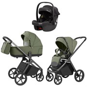 Коляска Carrello Vector 2025 CRL-6551 Ammonite AY329 Pro Absolute Black 3 в 1 Field Green 1662232165