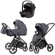 Коляска Carrello Vector 2025 CRL-6551 Ammonite AY329 Pro Absolute Black 3 в 1 Ultimate Grey 138512253