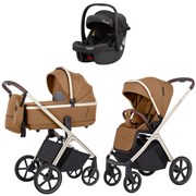 Коляска Carrello Vector CRL-6550 Ammonite AY329 Pro Absolute Black 3 в 1 Coral Beige 1471945362