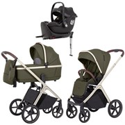 Коляска Carrello Vector CRL-6550 Ammonite AY329 Pro Absolute Black с базой Isofix 3 в 1 Deep Green 1270163098