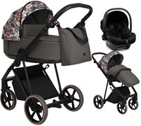 Детская коляска Roan Sol Flowers 3 в 1 с автокреслом Tutis Elo Lux Black RSF/5003 Forest Clearing/Black 1814877586