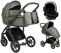 Детская коляска Roan Bass Next 3 в 1 с автокреслом Tutis Elo Lux Black RN023/1 Misty Mood 778623230