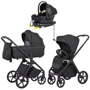 Коляска Carrello Vector CRL-6550 Nova Black Line с базой Isofix 3 в 1 Magnet Black 429889979