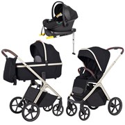 Коляска Carrello Vector CRL-6550 Nova Black Line с базой Isofix 3 в 1 Pearl Black 1533786339