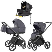 Коляска Carrello Vector 2025 CRL-6551 Nova Black Line с базой Isofix 3 в 1 Ultimate Grey 1235166825