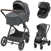 Коляска детская Maxi-Cosi Oxford Plus 3 в 1 с автокреслом Coral 360 Essential black 1978204110 PlusTwillic Graphite/Графит 1894366785