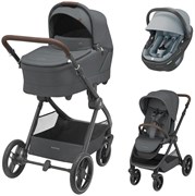 Коляска детская Maxi-Cosi Oxford Plus 3 в 1 с автокреслом Coral 360 Essential Grey 1978204110 PlusTwillic Graphite/Графит 1977264272