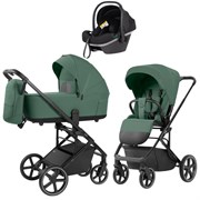 Коляска Carrello Alfa CRL-6522 2025 Nova DK791 Grey Line 3 в 1 Meadow Green 120660458