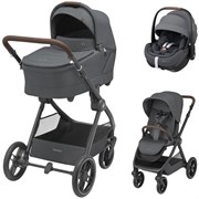 Коляска детская Maxi-Cosi Oxford Plus 3 в 1 с автокреслом Pebble 360 Pro Twillic Graphite 1978204110 PlusTwillic Graphite/Графит 697033816