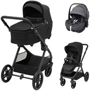Коляска детская Maxi-Cosi Oxford Plus 3 в 1 с автокреслом Pebble 360 Pro Twillic Graphite 1978390110 PlusTwillic Black/Черный 1024195859