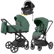 Коляска Carrello Alfa CRL-6522 2025 Nova DK791 Grey Line с базой Isofix 3 в 1 Meadow Green 23313877