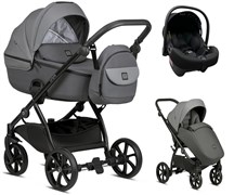 Детская коляска Tutis Uno 5 Plus Earth collection 3 в 1 с автокреслом Elo Lux EduSky Black 1402022 Grey 778355925