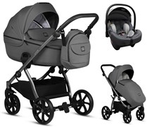 Детская коляска Tutis Uno 5 Plus Essential collection 3 в 1 с автокреслом Elo Lux EduSky Grey 1402145 Canella 631780834