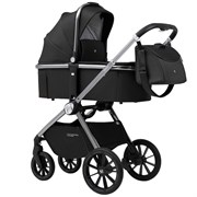 Детская коляска Sweet Baby Verde Silver 3 в 1 Black 500612941