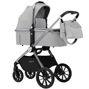 Детская коляска Sweet Baby Verde Silver 3 в 1 Grey 2083539235