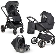 Детская коляска Farfello Liberty 3 в 1 Black magic/Магический черный LBR-1 1159973611