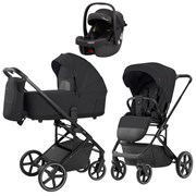 Коляска Carrello Alfa CRL-6522 2025 Ammonite AY329 Pro Absolute Black 3 в 1 Rock Black 2080331770