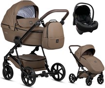 Детская коляска Tutis Viva 5 Plus Leather 2024 3 в 1 с автокреслом Elo Lux EduSky Black 1452083 Cedar 1477752176
