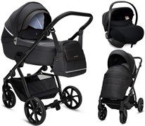Детская коляска Noordi Fjordi V2 3 в 1 с автокреслом Terra Black 1462815 Voyager Black 197657092