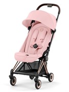 Прогулочная коляска Cybex Coya Peach Pink с дождевиком и бампером/Rosegold 931597130