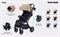 Детская прогулочная коляска Rant Lumos Latte Beige 1808498912 - фото 100021