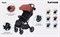 Детская прогулочная коляска Rant Lumos Maroon Brown 1795036218 - фото 100046
