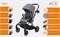 Детская прогулочная коляска Rant Ace Grey 2097041352 - фото 100257