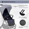 Прогулочная коляска Sweet Baby Aura 427236 Dark Blue 173608754 - фото 100569