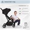 Прогулочная коляска Sweet Baby Aura 427232 Black 1474309272 - фото 100644