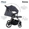 Детская прогулочная коляска Pituso Emma Graphite/Графит 1874523259 - фото 100672