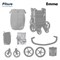 Детская прогулочная коляска Pituso Emma Black/Черный 1039525989 - фото 100696