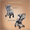 Прогулочная коляска Kidzi Breezy бежевая 779189089 - фото 101476