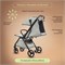 Прогулочная коляска Kidzi Breezy бежевая 779189089 - фото 101483