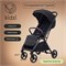 Прогулочная коляска Kidzi Breezy черная 44428310 - фото 101496