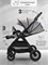 Прогулочная коляска Amarobaby Somnium серый 359108998 - фото 102531