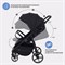 Детская прогулочная коляска Rant Volt RA353 Black 69027644 - фото 103678