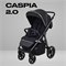 Детская прогулочная коляска Rant Caspia 2.0 2025 Black 227296785 - фото 104713