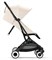 Прогулочная коляска Cybex Orfeo BLK Canvas White с дождевиком и бампером 604860501 - фото 105416
