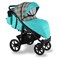 Детская прогулочная коляска Sevillababy Colibri CLB-04 бирюзовый-принт абстракция 222199828 - фото 106055