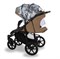Детская прогулочная коляска Sevillababy Colibri CLB-06 бежевый-светло-серый принт 850474311 - фото 106067