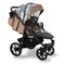 Детская прогулочная коляска Sevillababy Colibri CLB-06 бежевый-светло-серый принт 850474311 - фото 106069