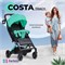Детская прогулочная коляска Costa Tracy Biscay green/мятный 149233459 - фото 106111