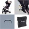 Прогулочная коляска Leclerc Baby Monnalisa MON28428 Black 1144894336 - фото 106357