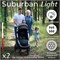 Прогулочная коляска Sweet Baby Suburban Air Light Grey 507352438 - фото 106412